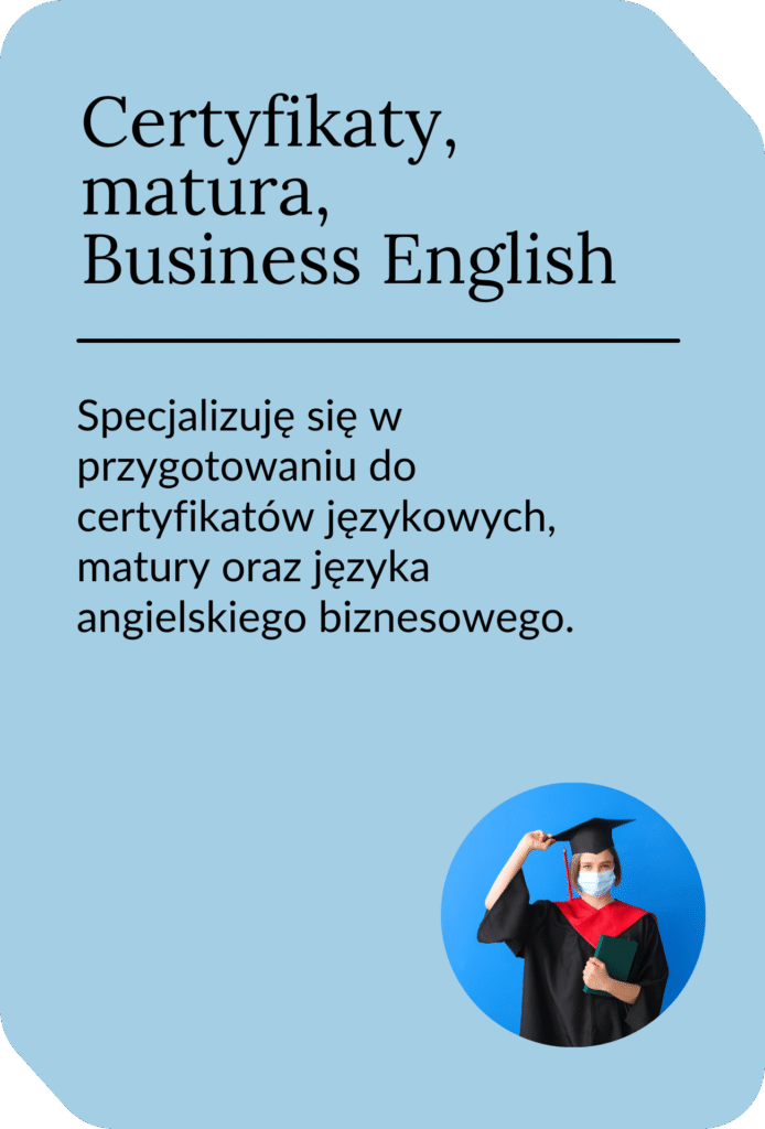 zajęcia korepetycje z angielskiego, przygotowanie do certyfikatów, angielski FCE, angielski CAE