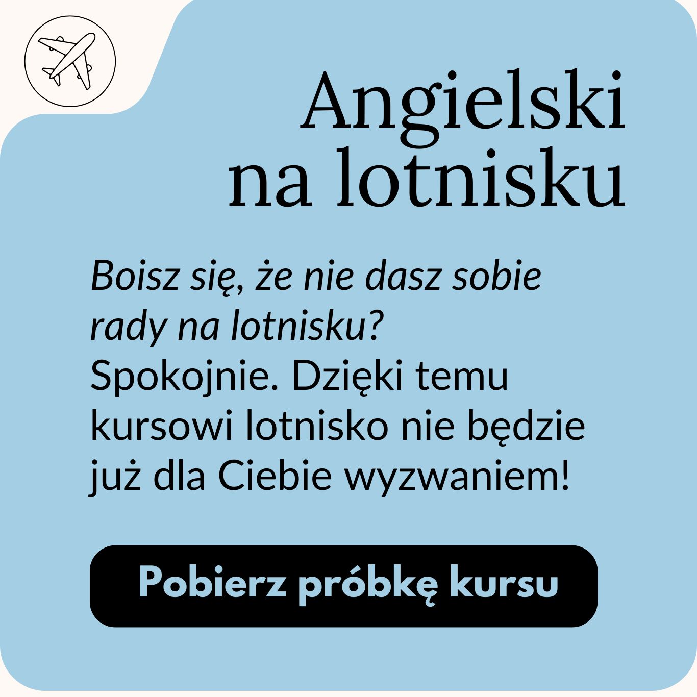 Kurs angielski na lotnisku słownictwo jak nie zgubić się na lotnisku lotnisko stres lot samolog angielski amerykański strach