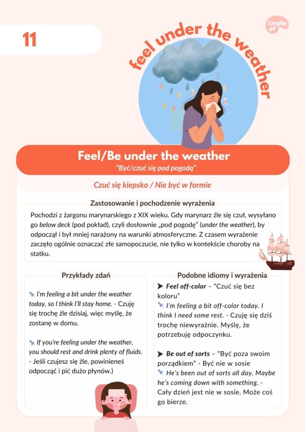 100+ idiomów w angielskim - obrazek 4
