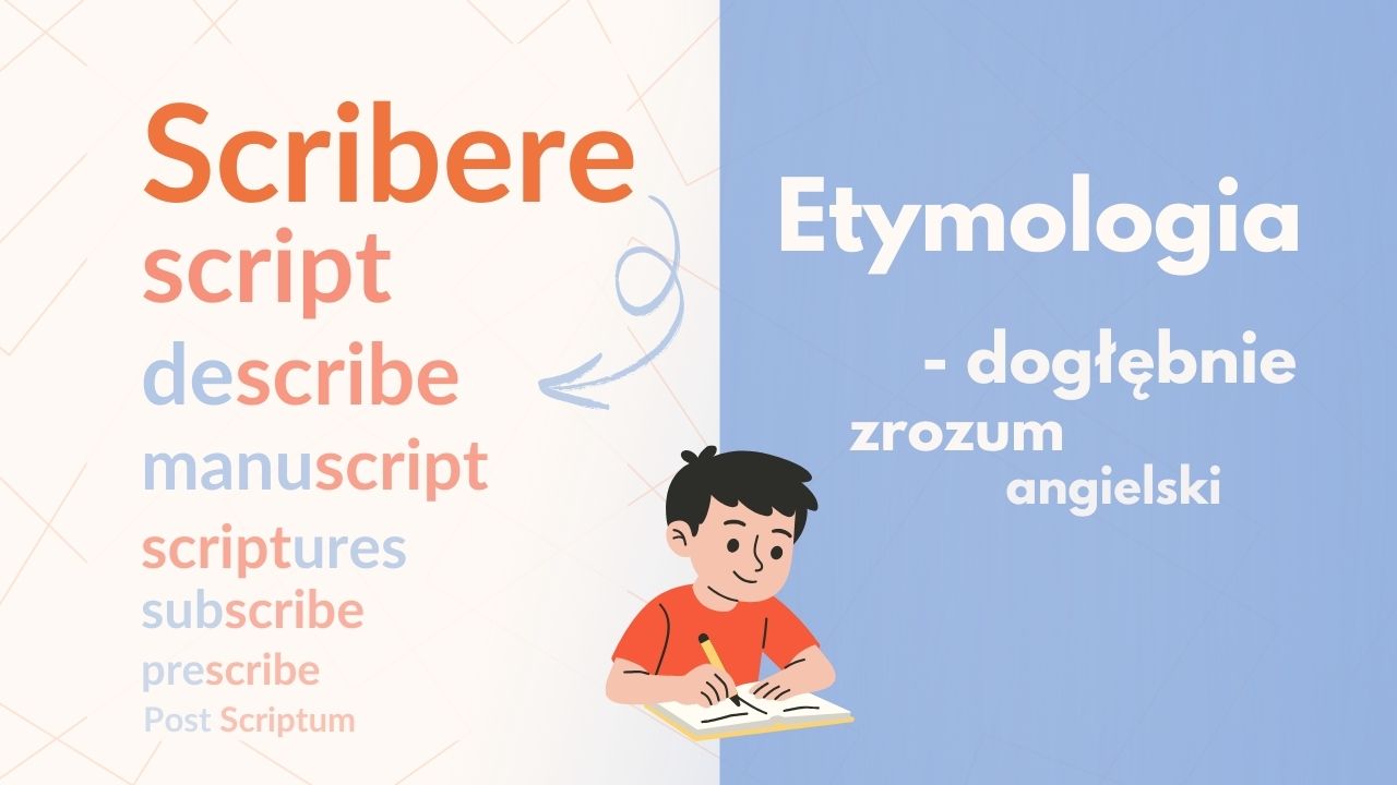 SCRIBERE – odkryj moc pisania i etymologię słów pochodzących od łacińskiego „scribere”