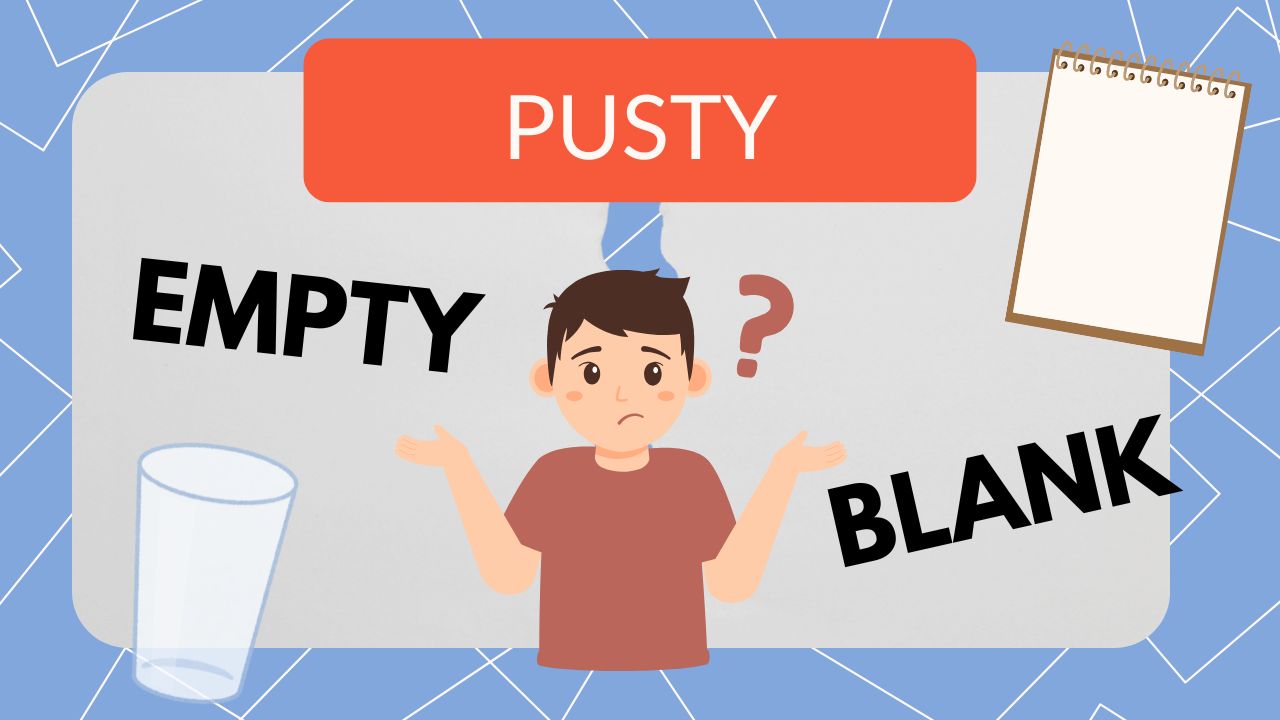 EMPTY / BLANK – pusty – różnica w języku angielskim